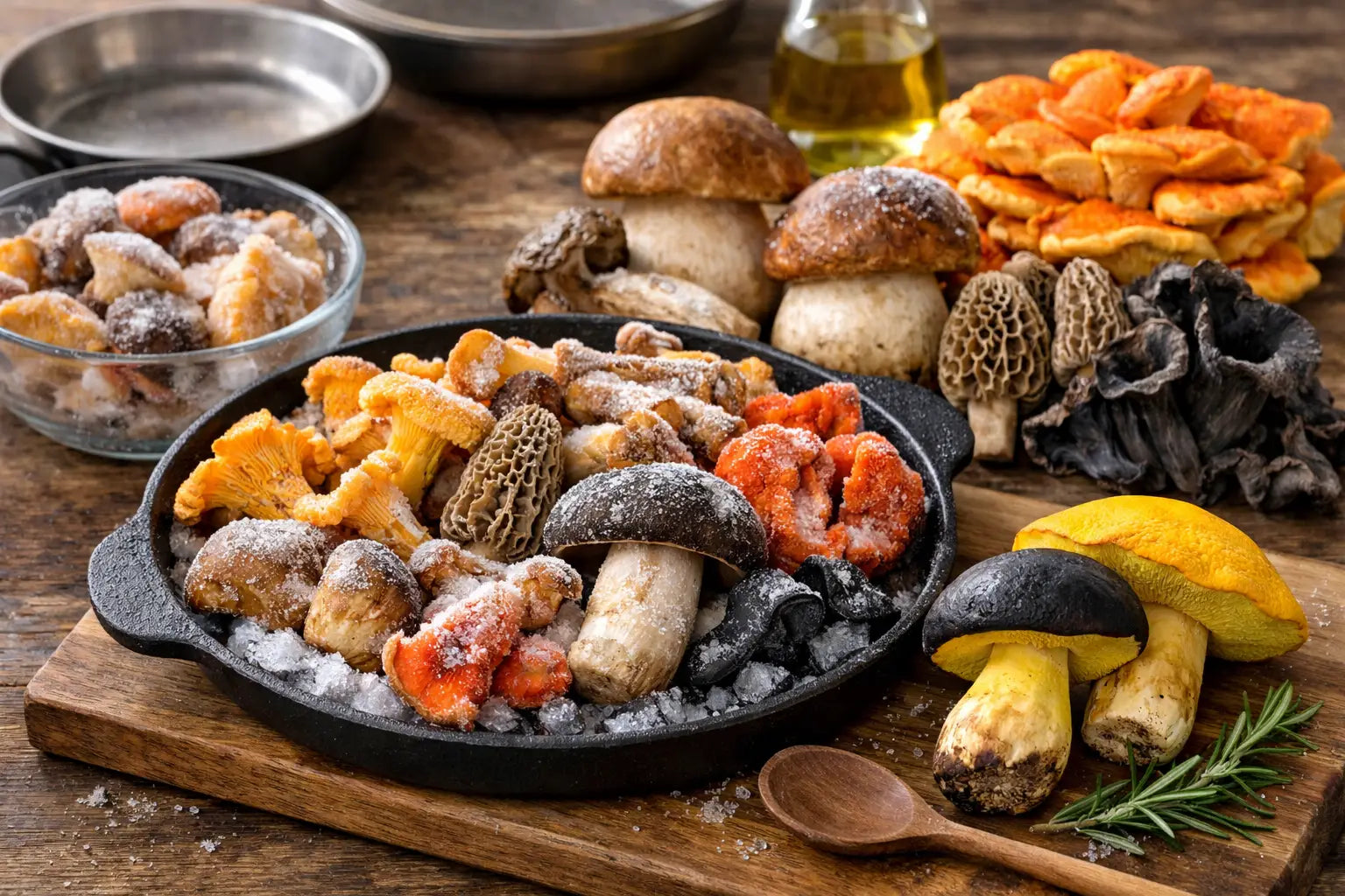 Frozen Mushroom Cooking Guide for Wild Varieties