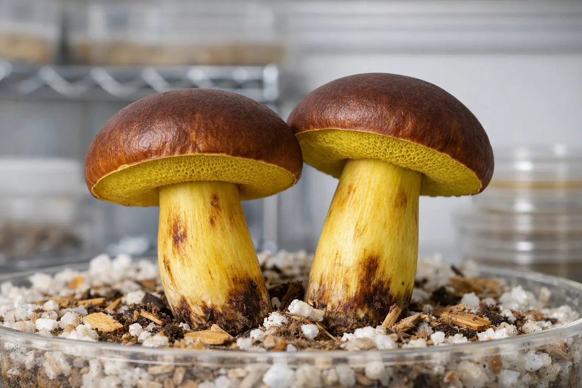 Жёлтый боровик (Buchwaldoboletus xylophilus): первый культивированный боровик — в США только у Crown Fungi