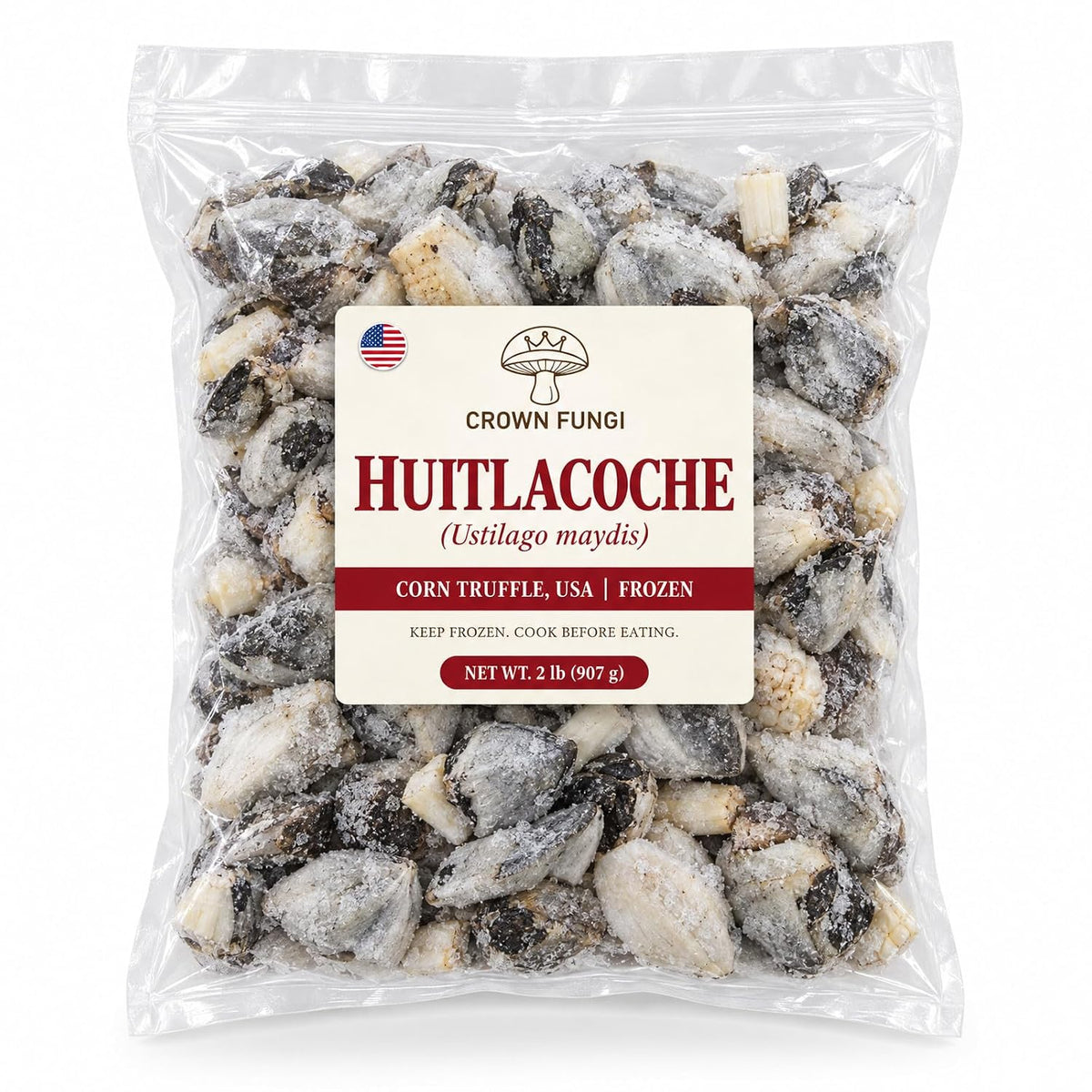 Frozen Huitlacoche (Corn Truffle) — 2 lb